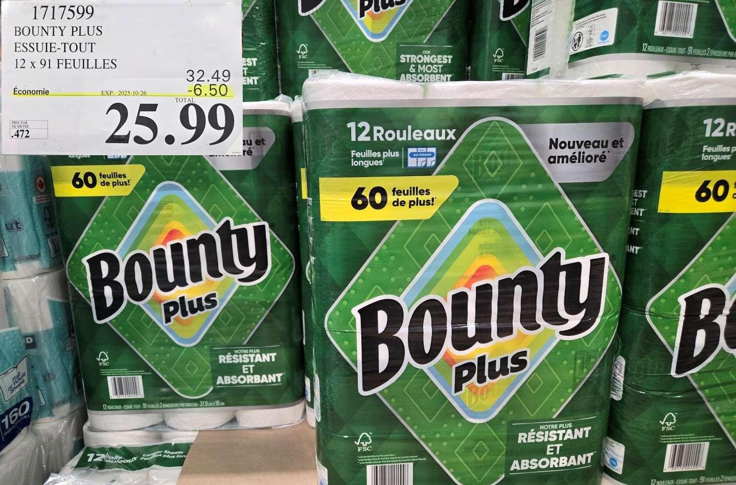 BOUNTY PLUS DARNES D SAUMON DE L'ANTIQUE at Costco