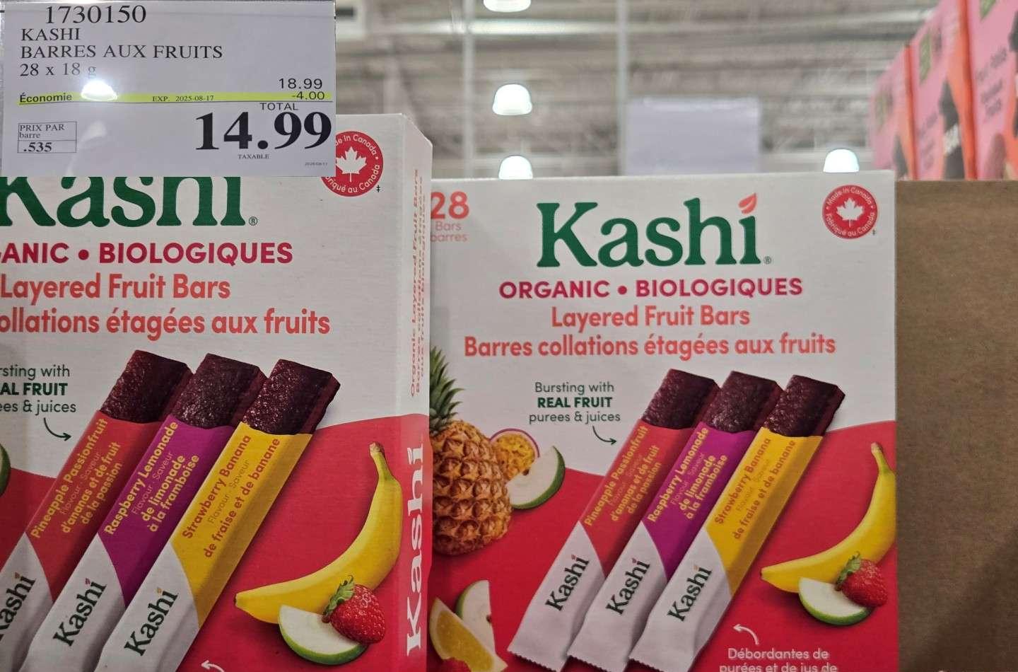 KASHI BARRES AUX FRUITS 2518 at Costco