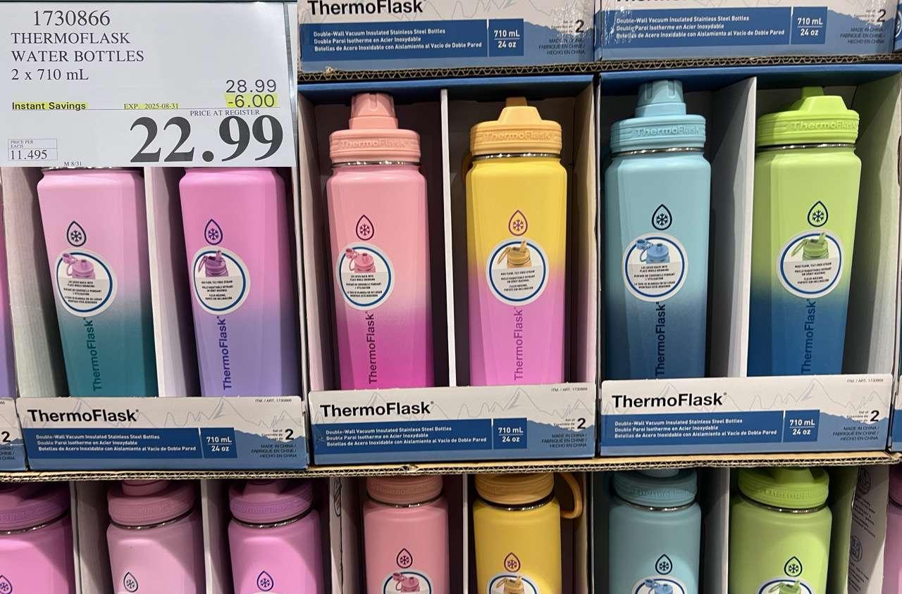 THERMOFLASK WATER BOTTLES PACK OF 2 24OZ at Costco