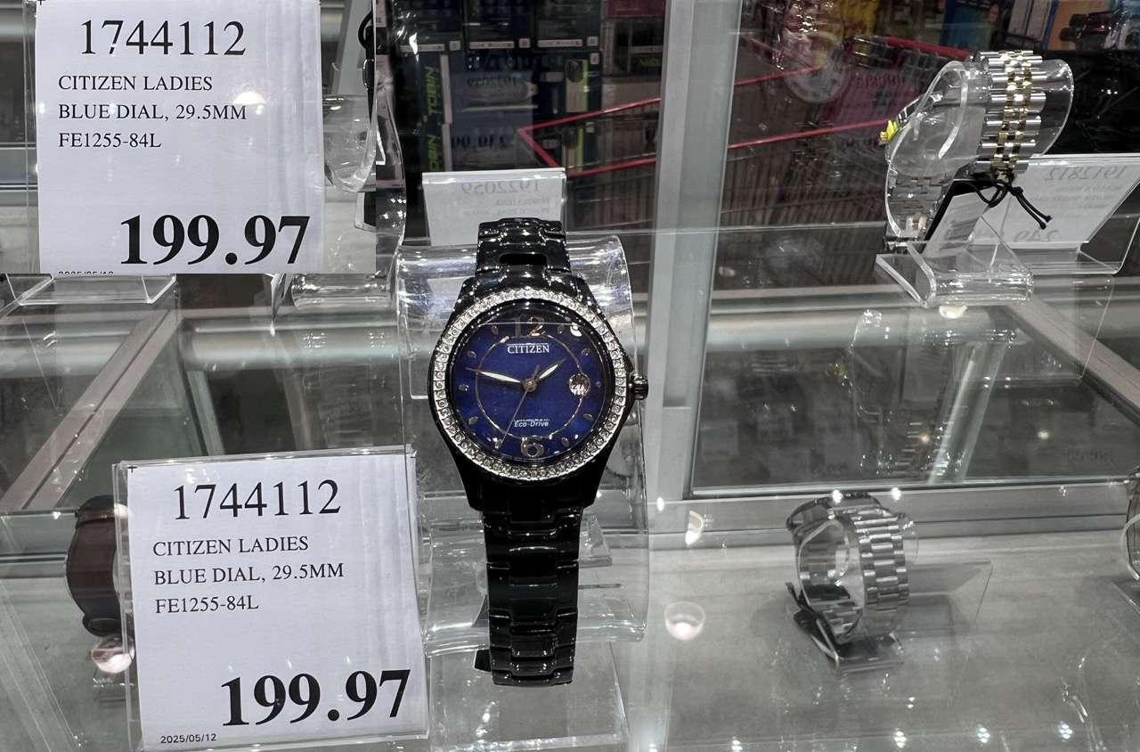 CITIZEN LADIES BLUE DIAL, 29.5MM FE1255-84L at Costco