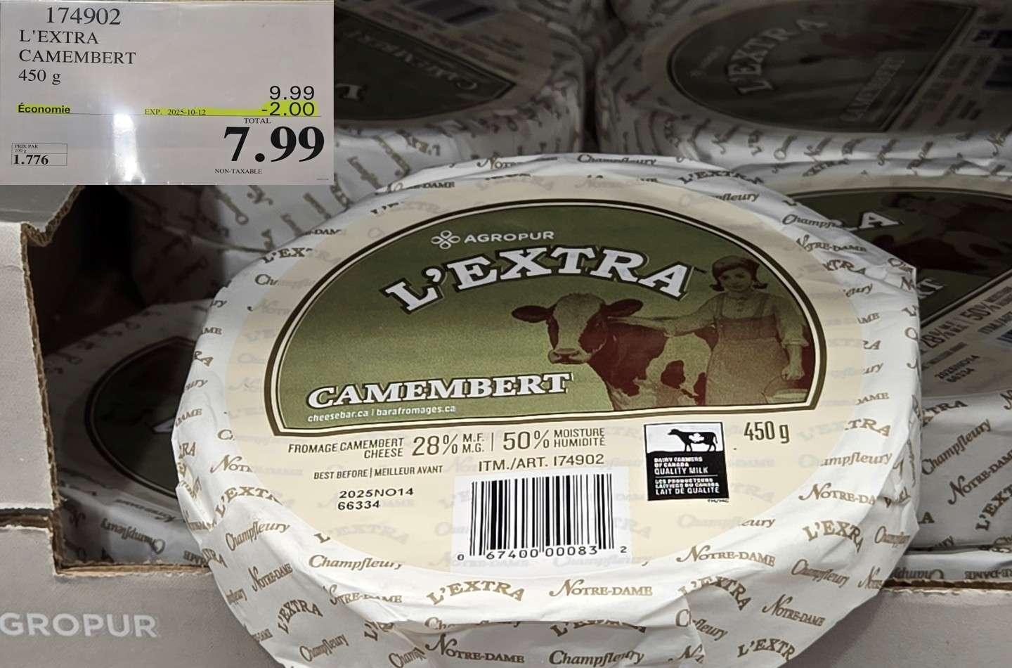 L'EXTRA CAMEMBERT at Costco