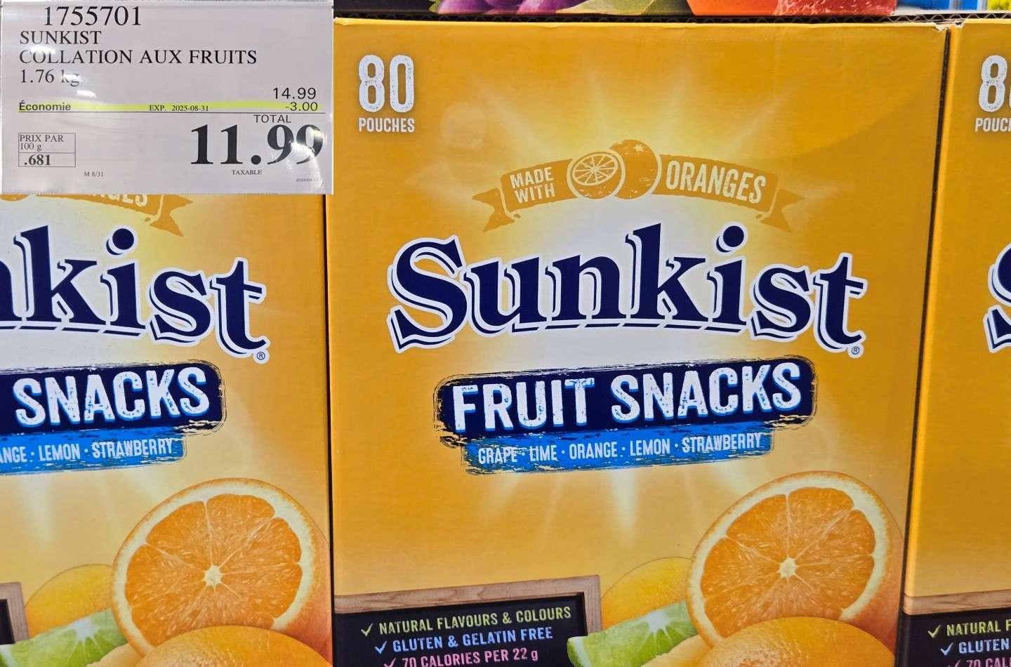 SUNKIST COLLATION AUX FRUITS at Costco