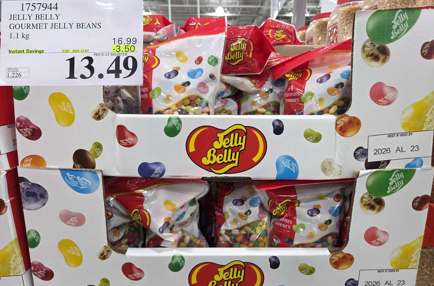 JELLY BELLY GOURMET JELLY BEANS 1.1 kg - Costco Canada deal - Save $3.50 - Food & Beverage