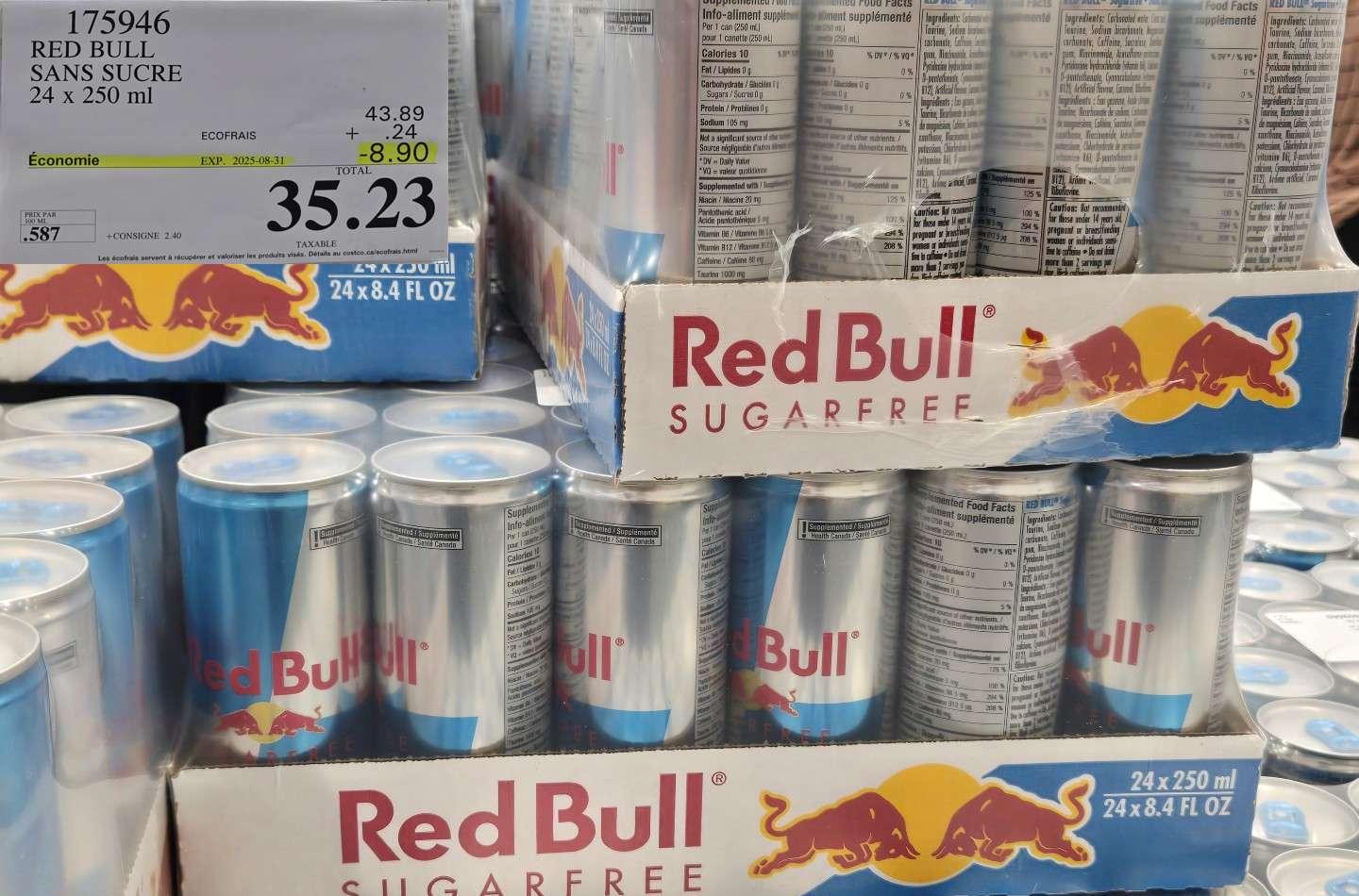 RED BULL SANS SUCRE 24 x 250 mL at Costco