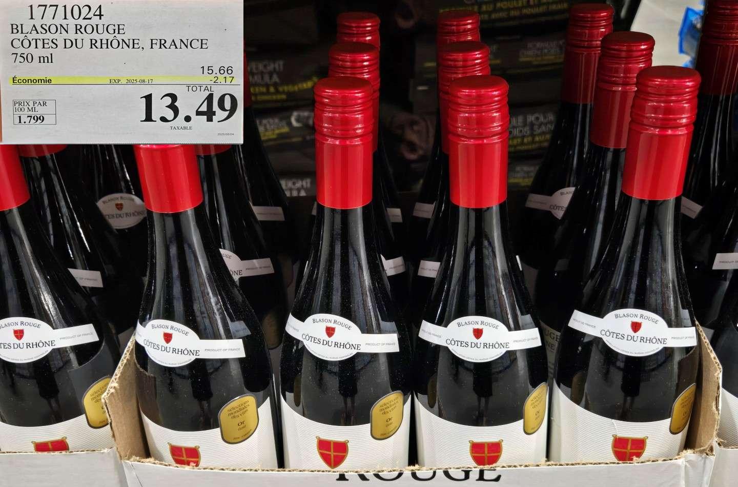 BLASON ROUGE COTES DU RHONE, FRANCE 750 mL at Costco