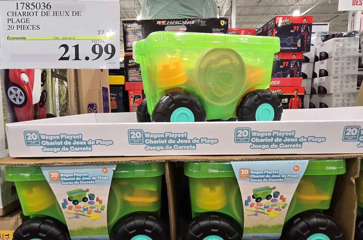 CHARIOT DE JEUX DE PLAGE at Costco