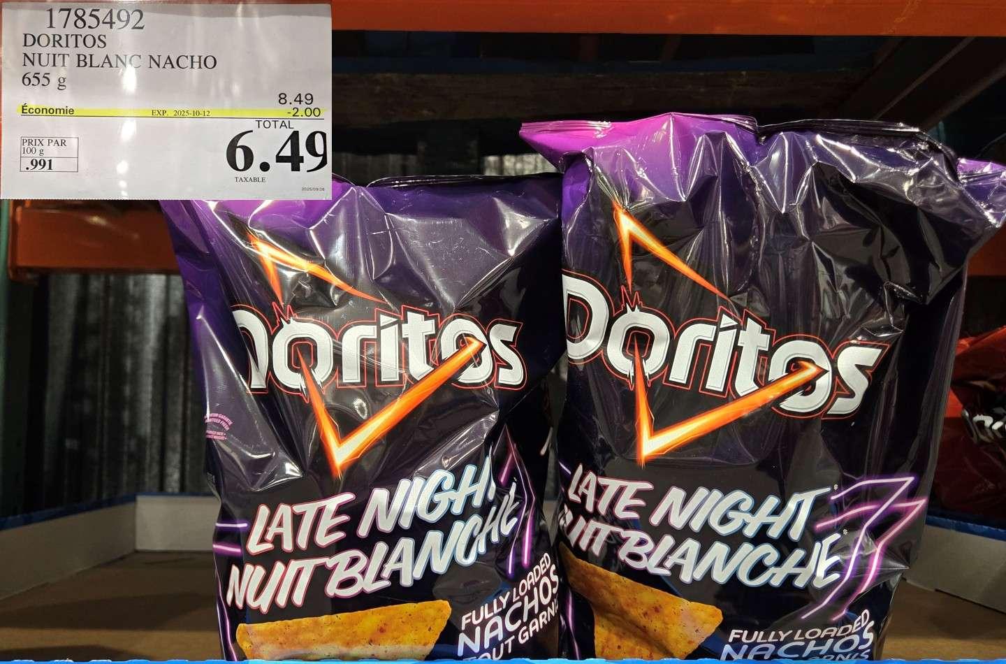 DORITOS NUIT BLANC NACHO 655 g at Costco