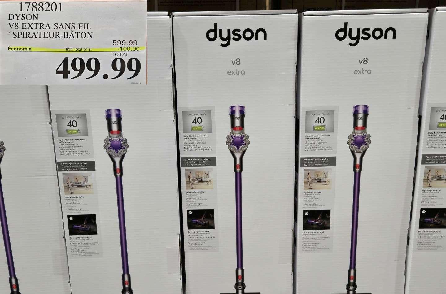 DYSON V8 EXTRA SANS FIL *SPIRATEUR-BATON at Costco