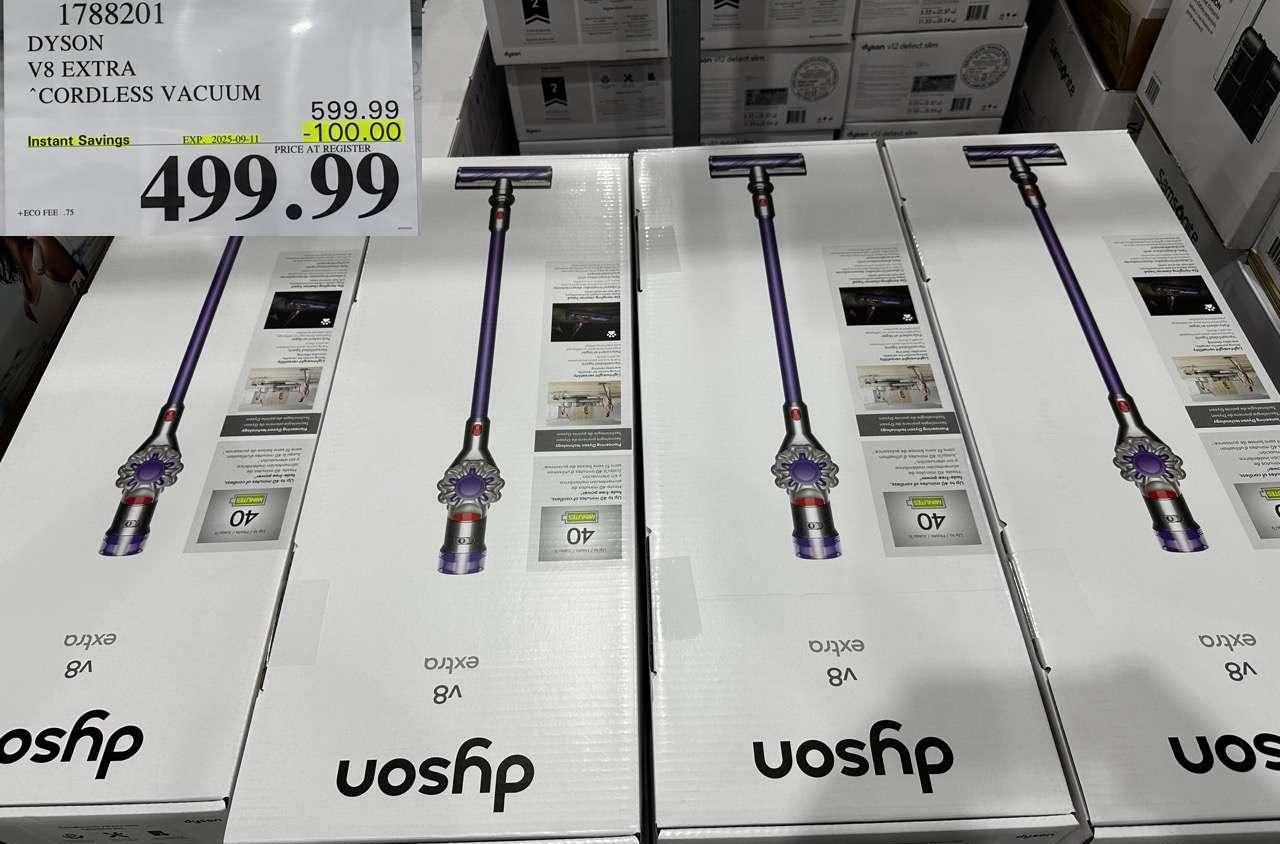 DYSON V8 EXTRA CORDLESS VACUUM at Costco