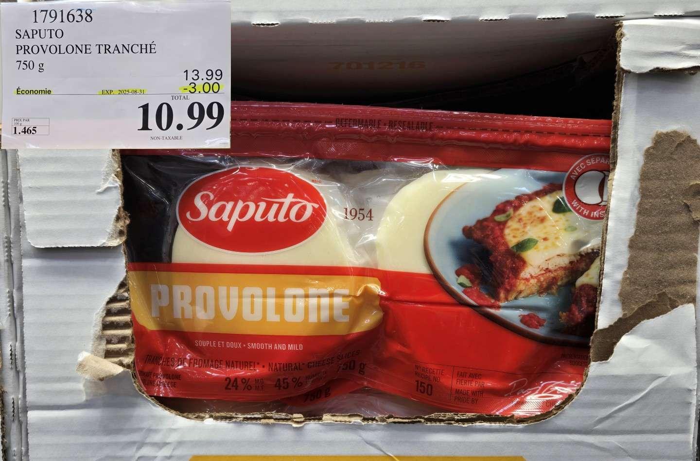 SAPUTO PROVOLONE TRANCHE  750 g at Costco