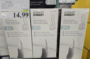 JOSEPH JOSEPH TOILET BRUSH PACK OF 2 at Costco