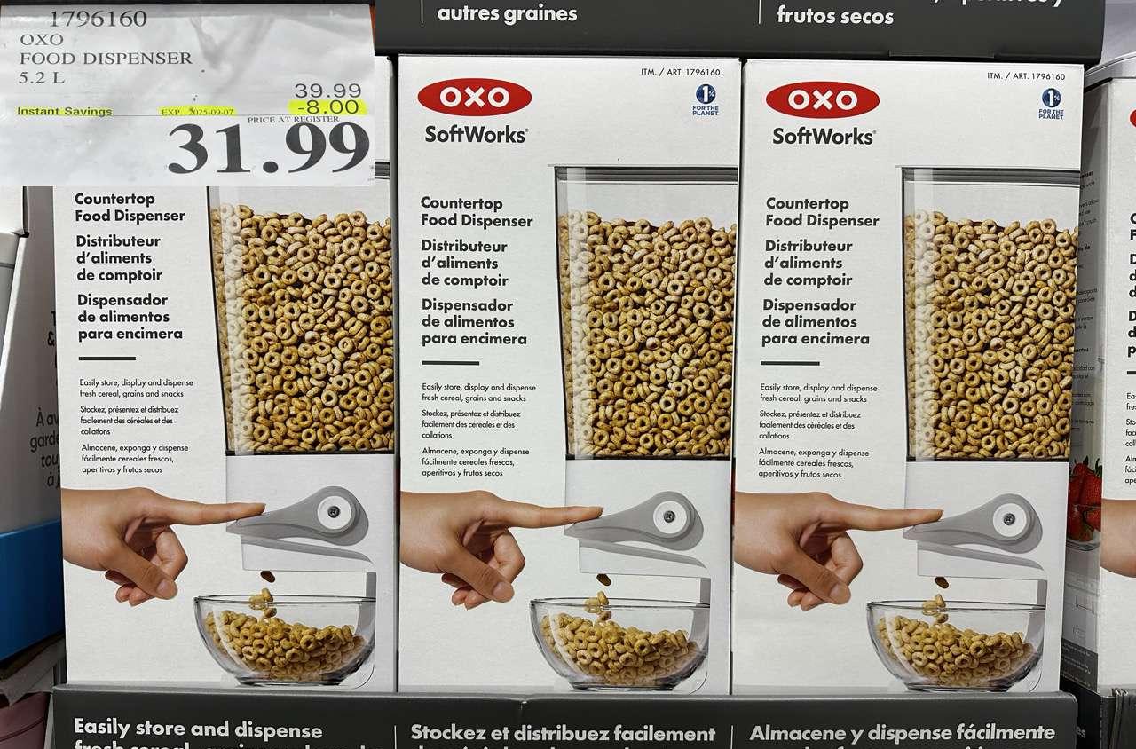 OXO FOOD DISPENSER 5.2L at Costco