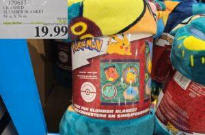 LICENSED SLUMBER BLANKET 54IN X 56IN at Costco