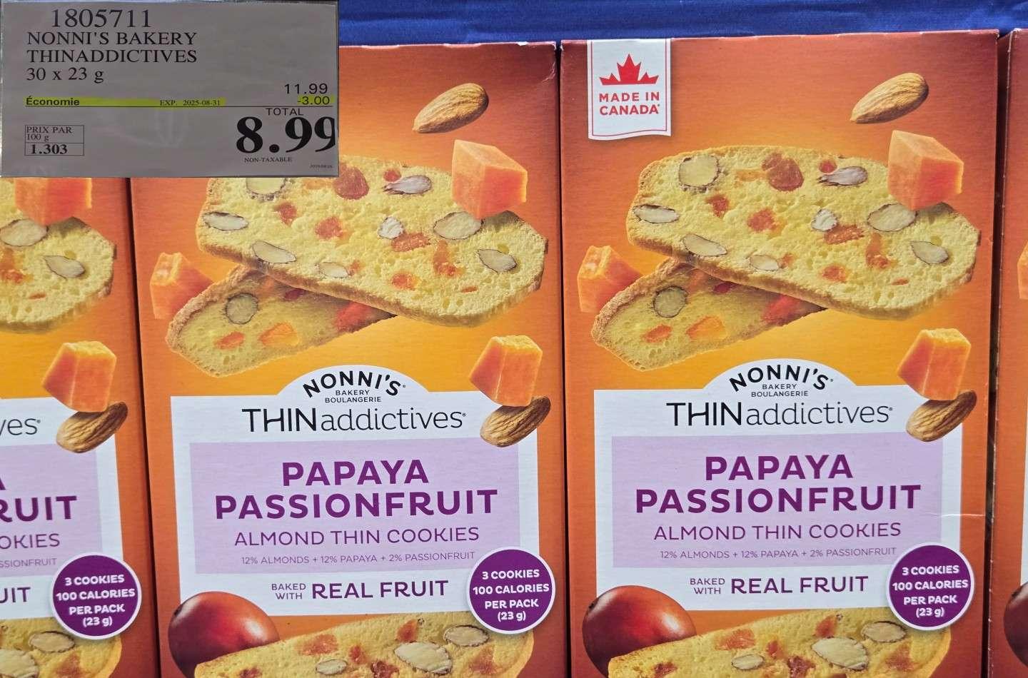NONNI'S BAKERY THINADDICTIVES at Costco