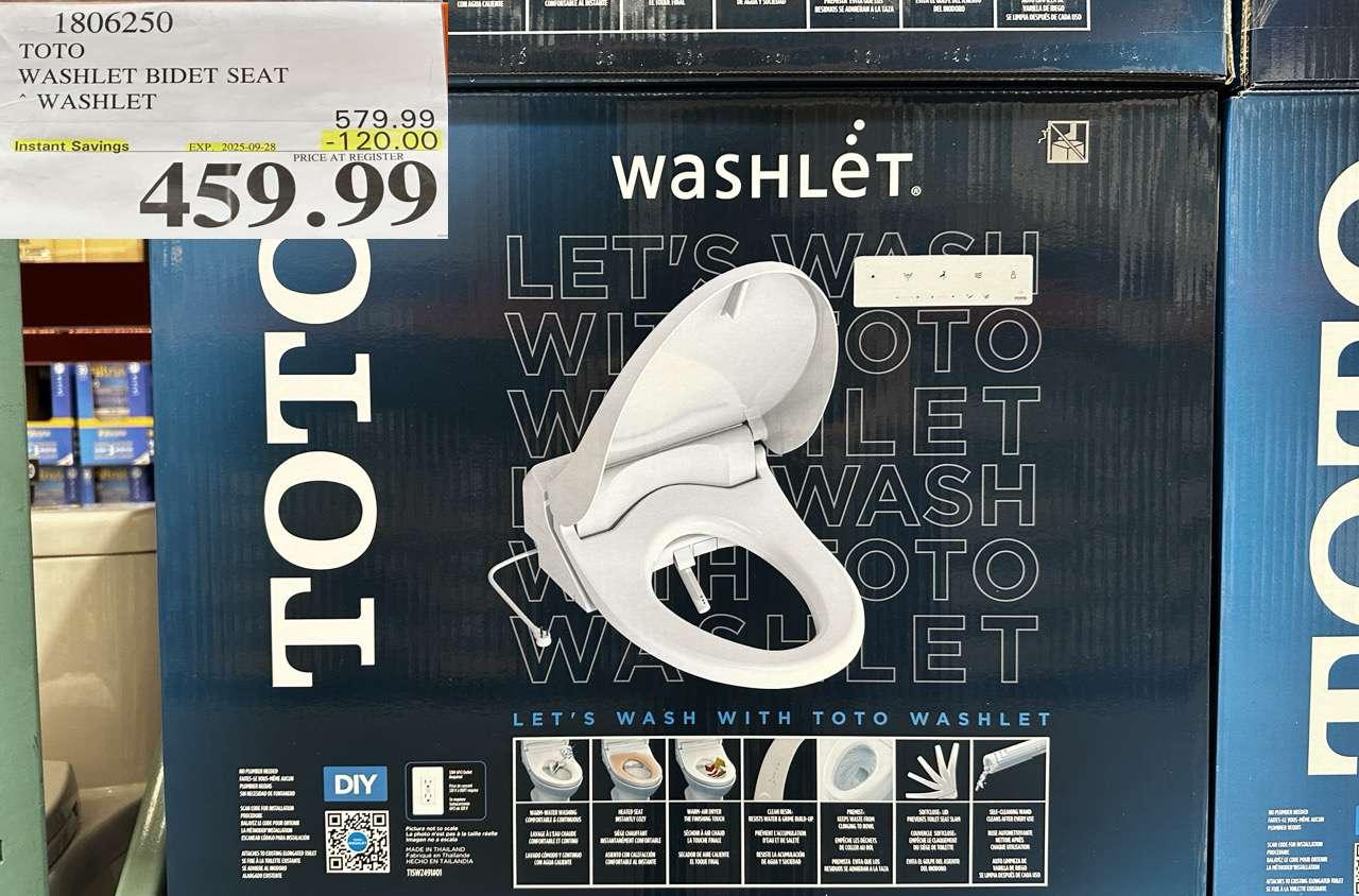 TOTO WASHLET BIDET SEAT WASHLET at Costco