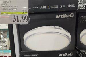 ARTIKA HEMISPHERE CHROME 15 INCH DIAMETER at Costco