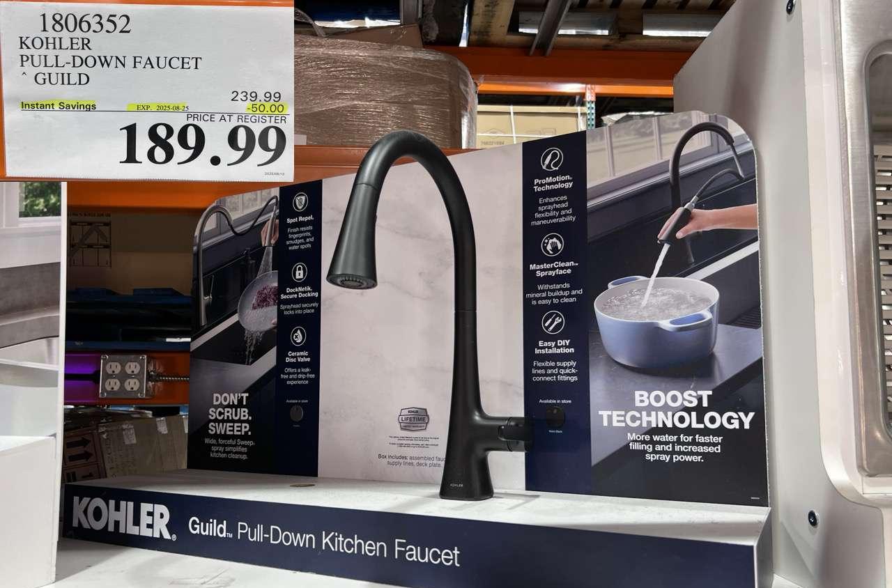 KOHLER PULL-DOWN FAUCET GUILD at Costco