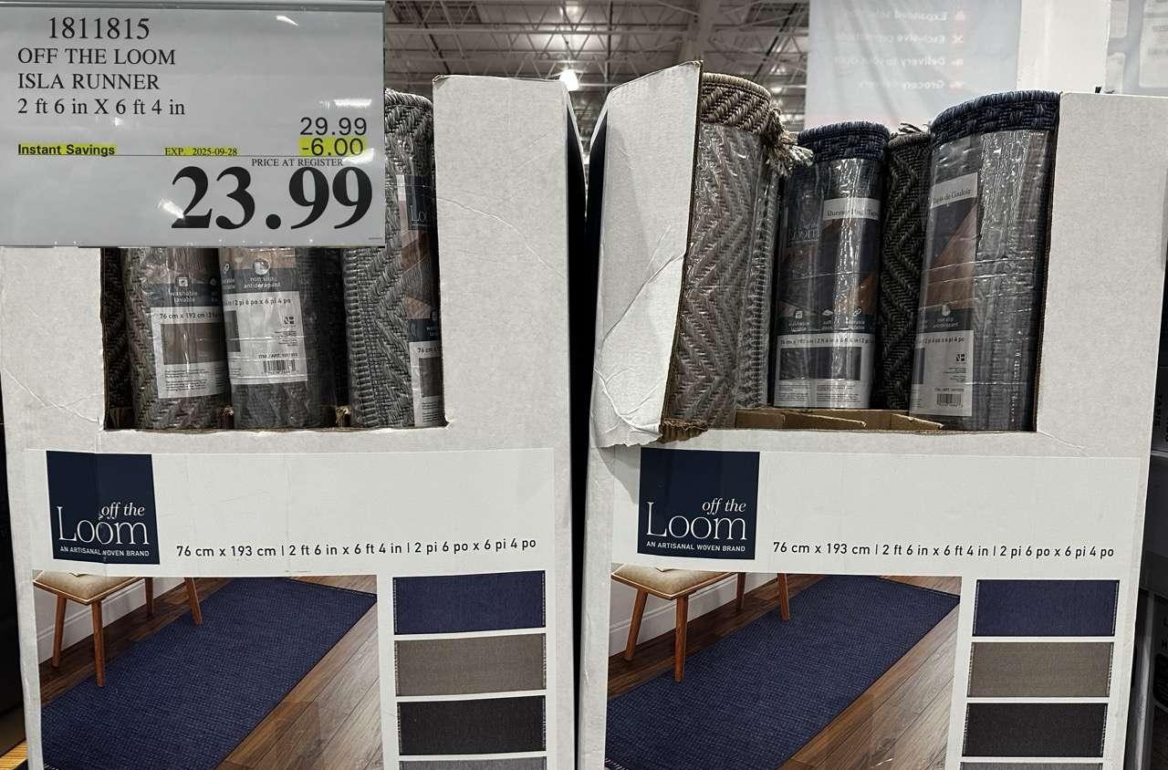 OFF THE LOOM ISLA RUNNER 2 FT 6 IN X 6 FT 4 IN at Costco
