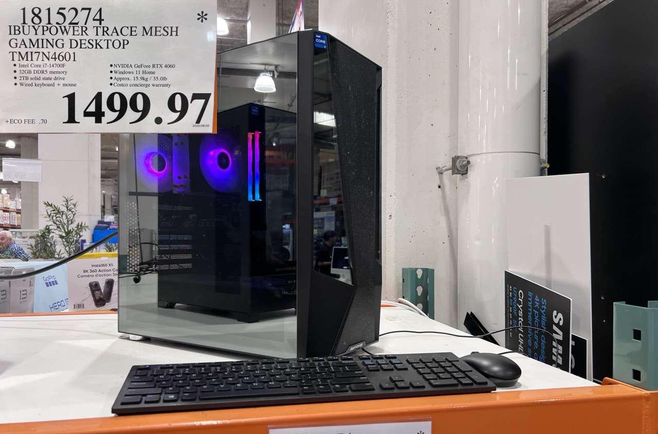 IBUYPOWER TRACE MESH GAMING DESKTOP TMI7N4601 at Costco