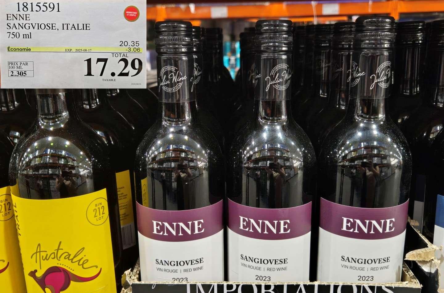 ENNE SANGVIOSE, ITALIE 750 mL at Costco