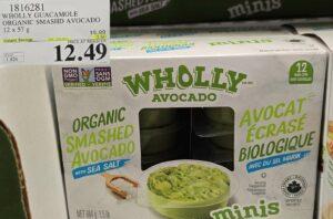 WHOLLY GUACAMOLE ORGANIC SMASHD AVOCADO 12 X 57 G at Costco
