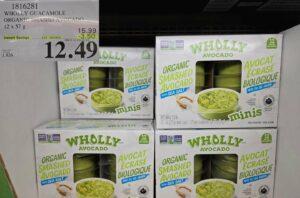 WHOLLY ORGANIC SMASHED AVOCADO 12 X 57G at Costco
