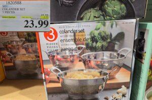 MIU COLANDER SET PACK OF 3 at Costco