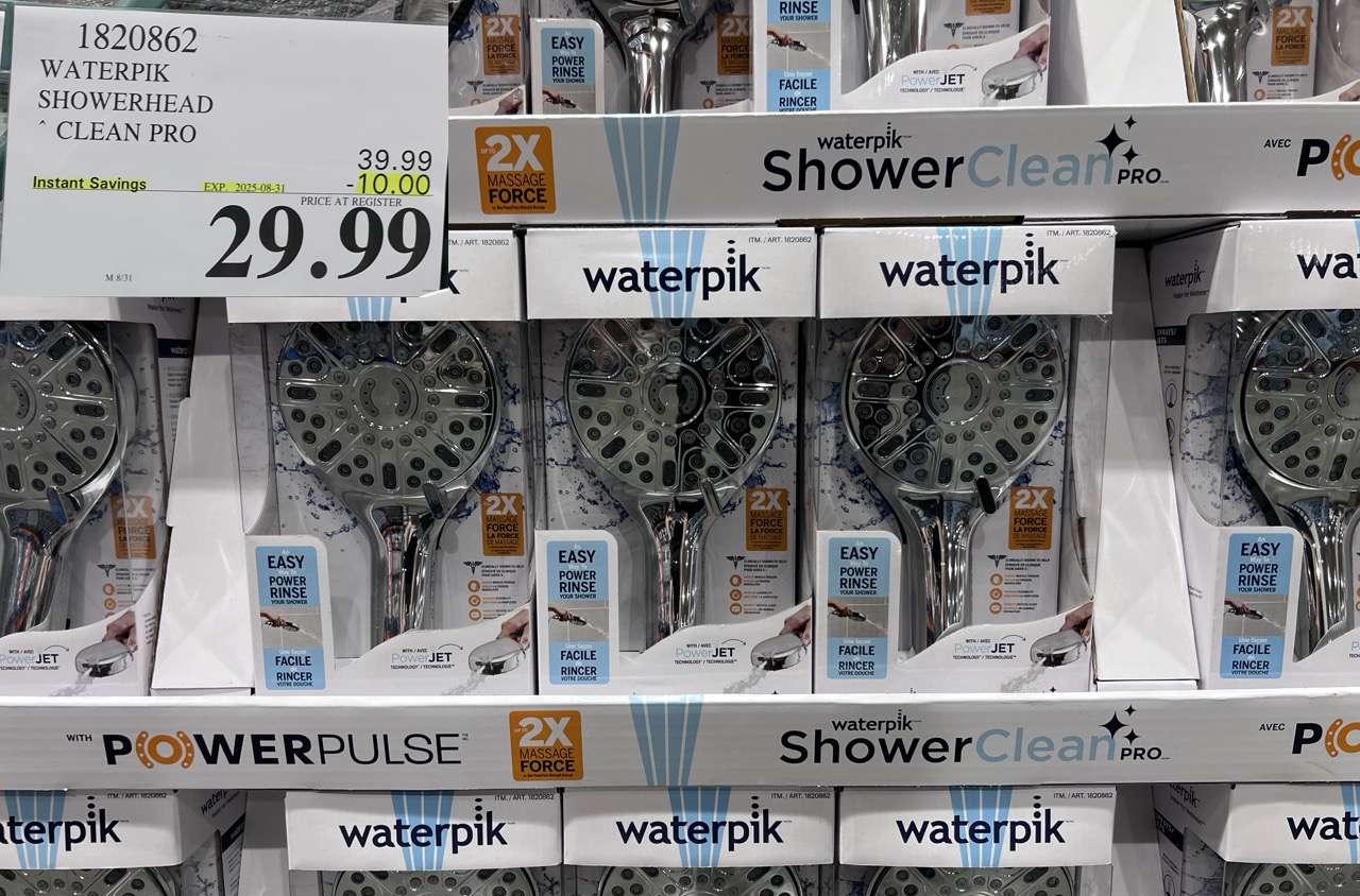 WATERPIK SHOWERHEAD CLEAN PRO at Costco