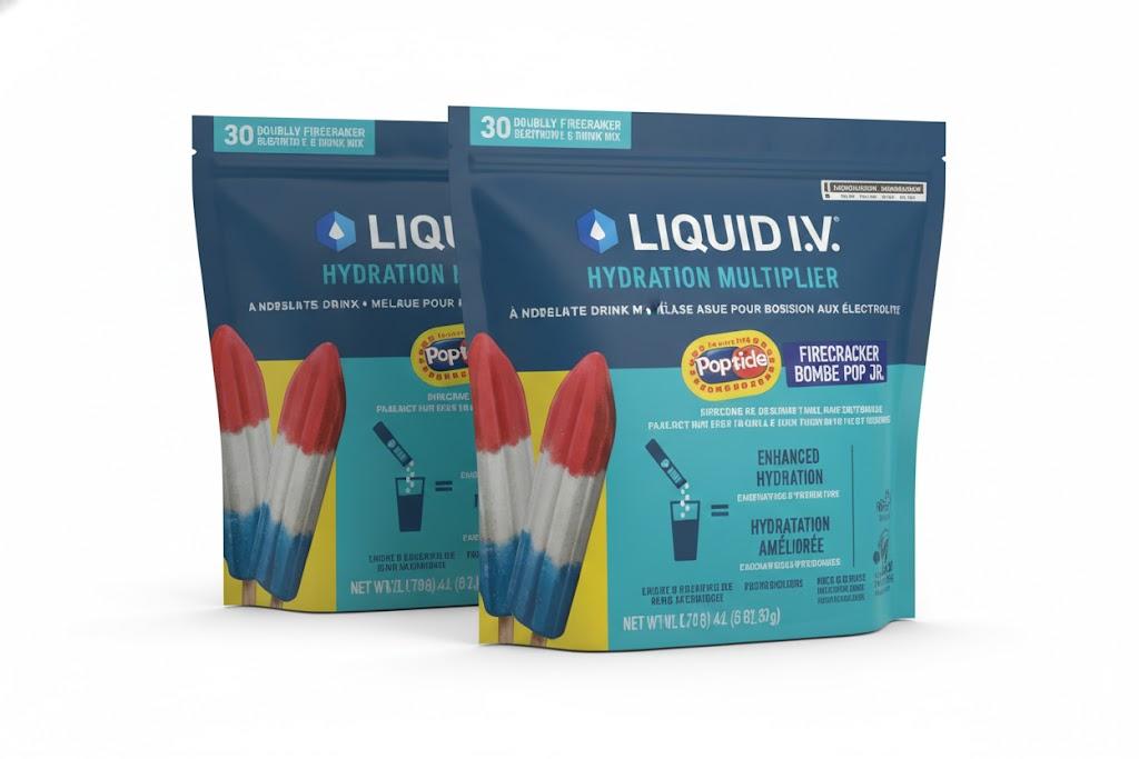 LIQUID I.V FIRECRACKER ELECTROLYTE DRINK MIX - Costco Canada deal - Save $10.00 - Health and Beauty