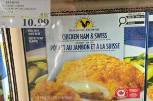 SUNRISE FARMS CORDON SWISS CHICKEN 8 x 142 g at Costco