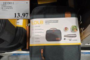 LOLE LUNCH BAG 8L CAPACITY at Costco
