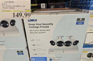EUFY C31 VIDEO DOORBELL 2K WITH CHIME at Costco