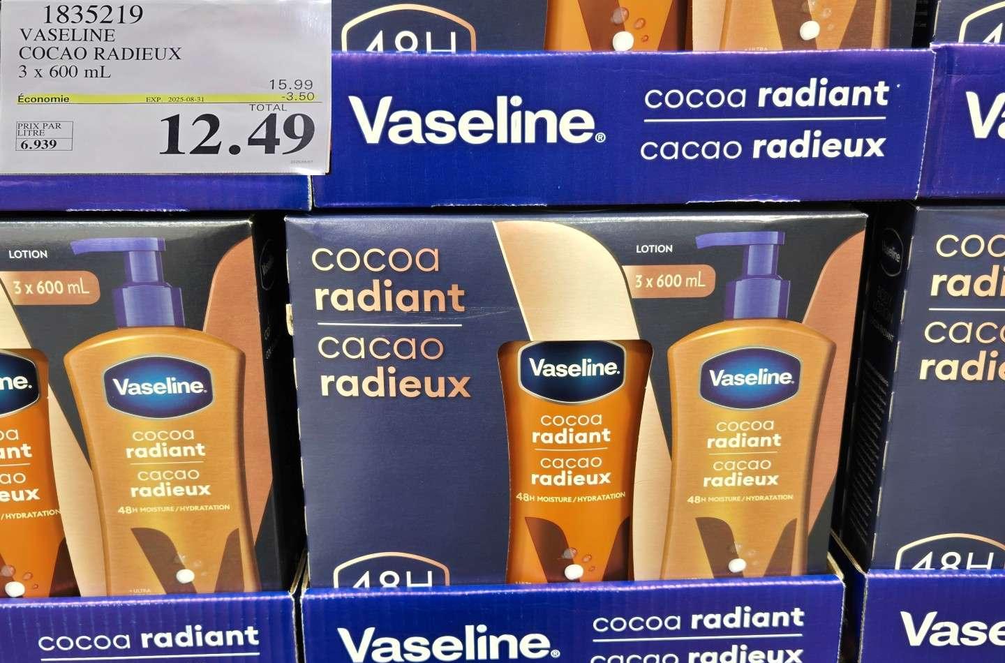 VASELINE COCAO RADIEUX at Costco