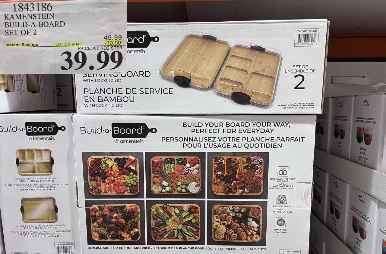 KAMENSTEIN BUILD-A-BOARD SET OF 2 - Costco Canada deal - Save $10.00 - Home and Kitchen