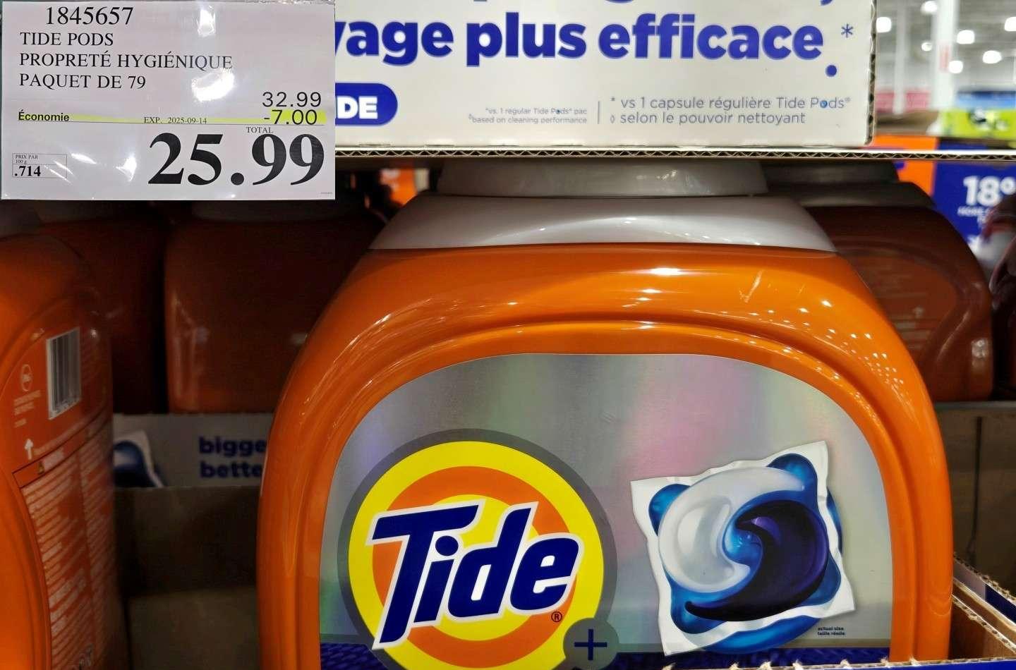 TIDE PODS HYGIENIC CLEAN  PAQUET DE 79 at Costco