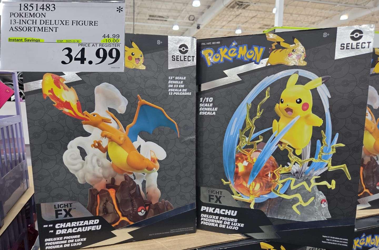 POKEMON 13-INCH DELUXE FIGURE ASSORTMENT - Costco Canada deal - Save $10.00 - Toys and Baby