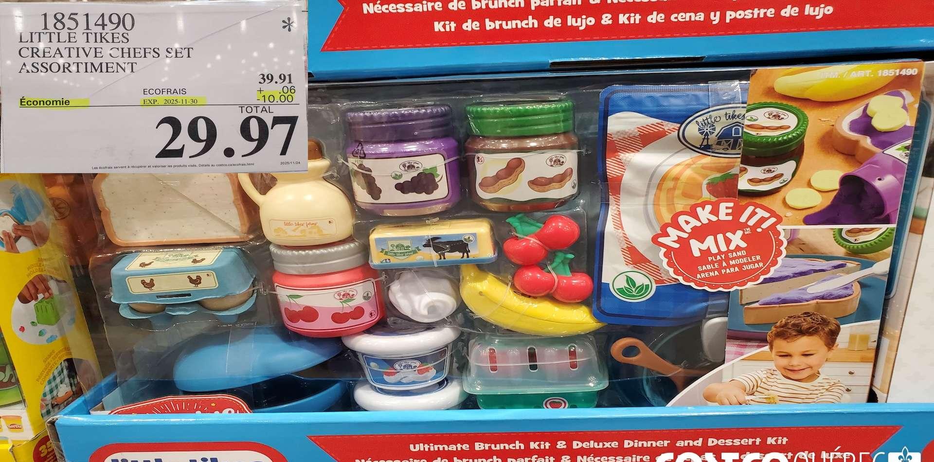 LITTLE TIKES CREATIVE CHEFS SET at Costco