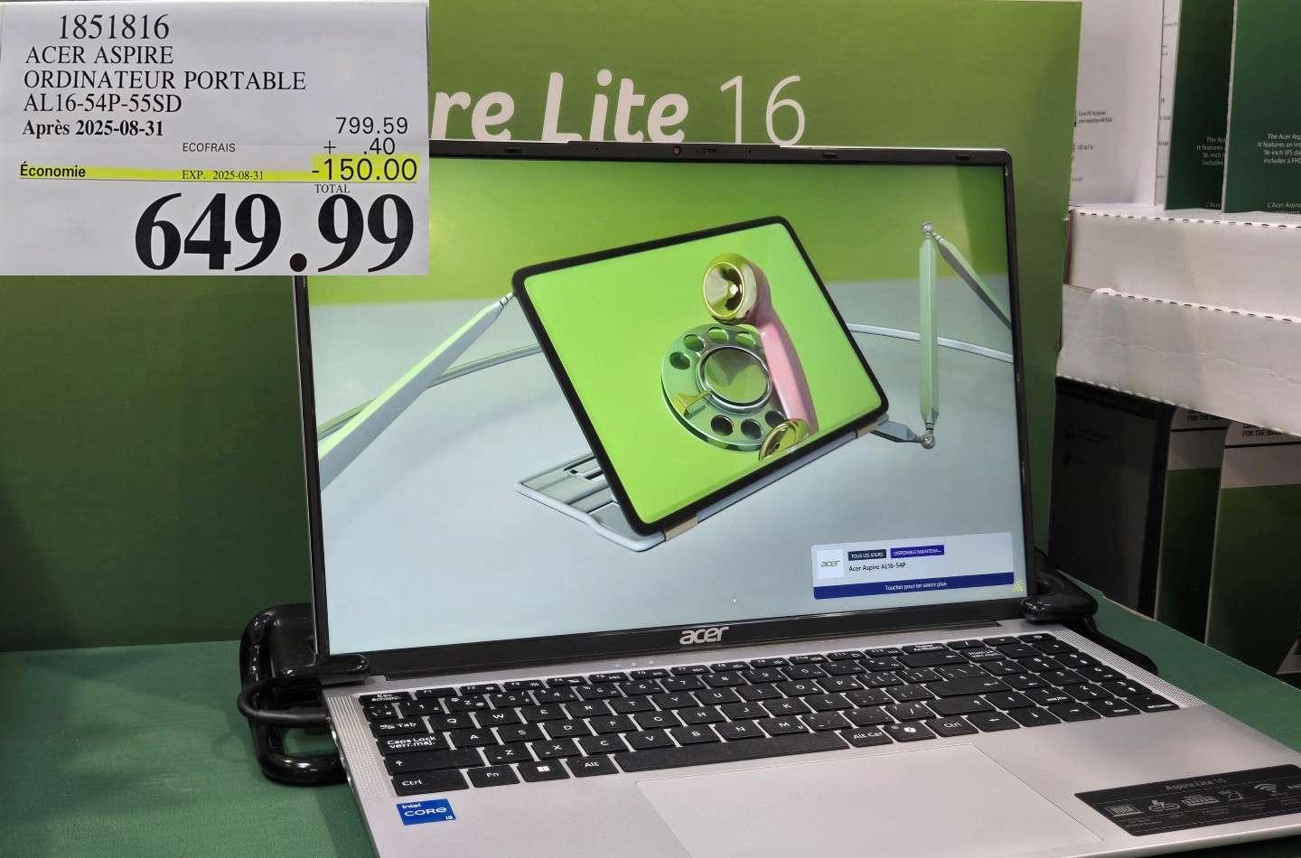 ACER ASPIRE ORDINATEUR PORTABLE at Costco