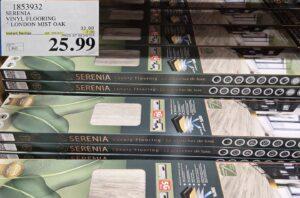 SERENIA VINYL FLOORING LONDON MIST OAK at Costco