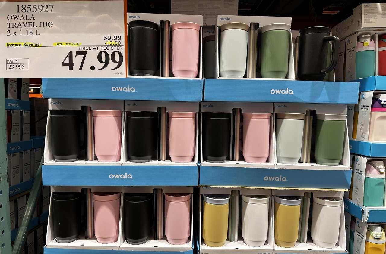 OWALA TRAVEL JUG PACK OF 2 - Costco Canada deal - Save $12.00 - Household Essentials