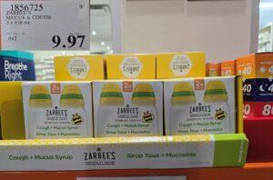 ZAREE'S MUCUS & COUGH 2 X 118ML at Costco