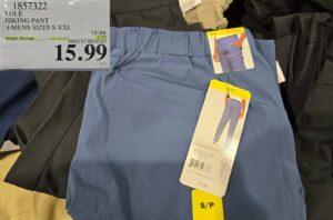 LOLE HIKING PANT +MENS SIZES S-XXL at Costco