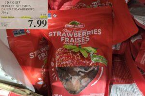 PERFECT DELIGHTS DRIED STRAWBERRIES 510G at Costco