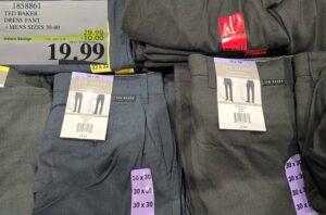 TED BAKER DRESS PANT MENS SIZES 30-40 at Costco