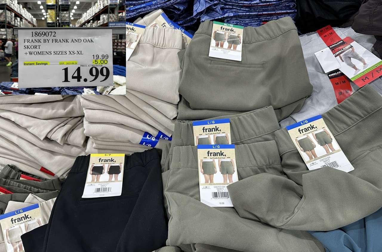 FRANK BY FRANK AND OAK SKORT WOMENS SIZES XS-XL at Costco