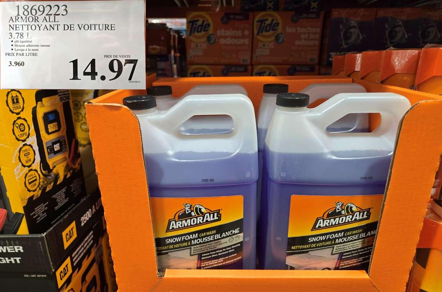 ARMOR ALL NETTOYANT DE VOITURE at Costco