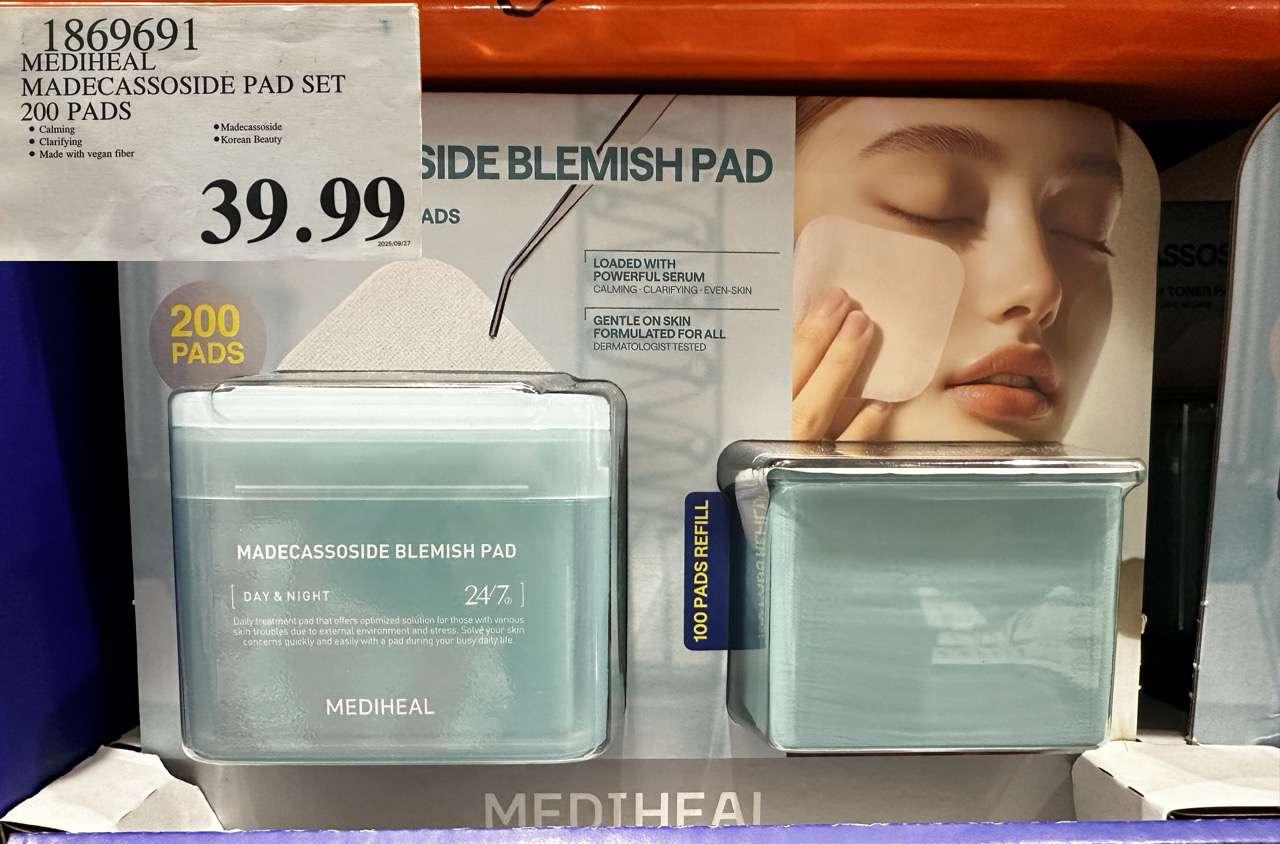 MEDIHEAL MADECASSOSIDE PAD SET 200 PADS at Costco