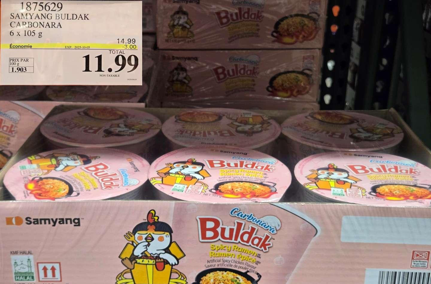 SAMYANG BULDAK | CARBONARA 6 x 105 g at Costco