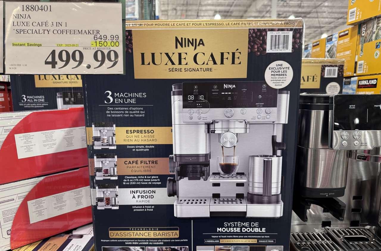 NINJA LUXE CAFE 3 IN 1 SPECIALTY COFFEEMAKER at Costco