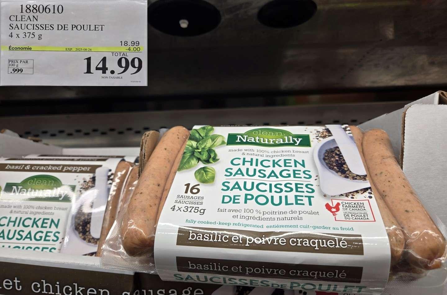 CLEAN SAUCISSES DE POULET 4x 375 g at Costco